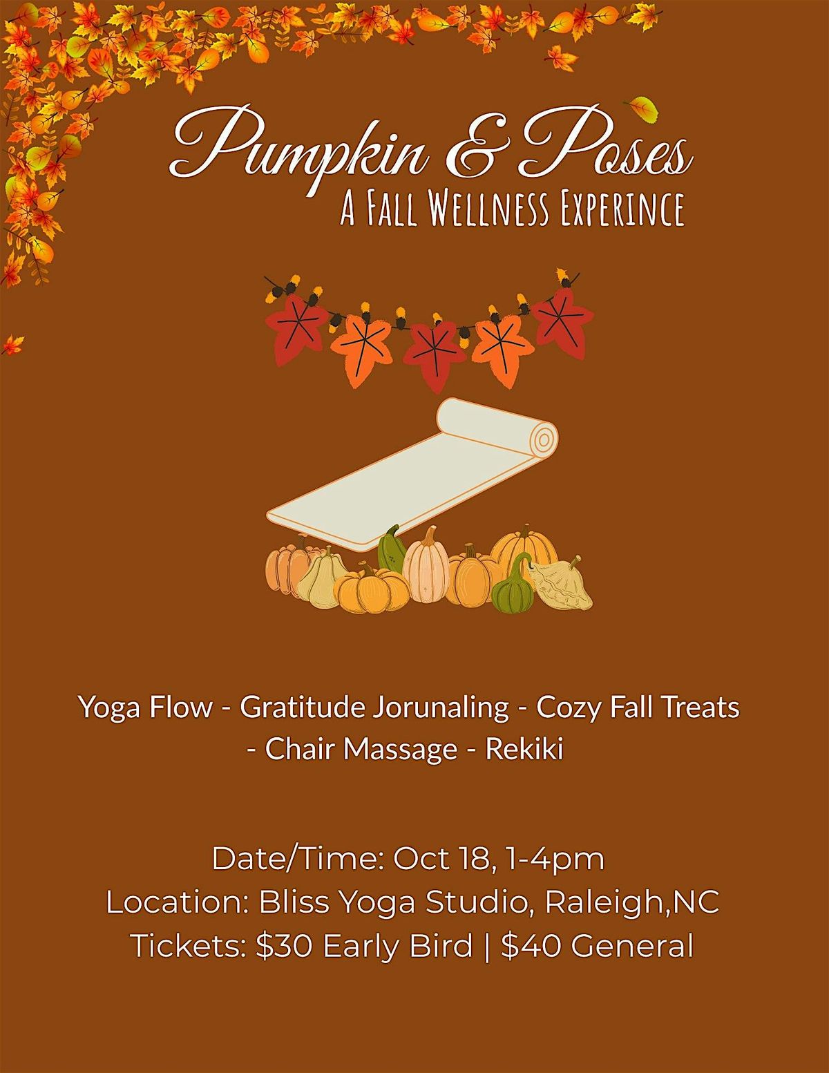 Pumpkins & Poses, 25 October | Event in Raleigh | AllEvents