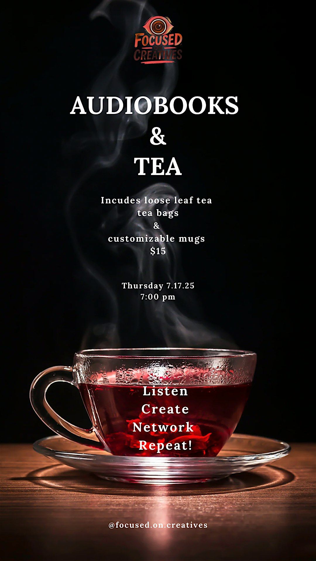 Audiobooks & Tea: Sip, Listen, & Connect, 17 July | Event in Baltimore | AllEvents