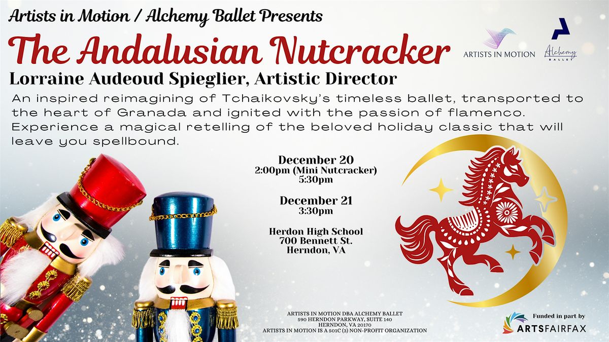 Nutcracker, Reimagined: The Andalusian Nutcracker - Mini-Nutcracker, 20 December | Event in Herndon | AllEvents