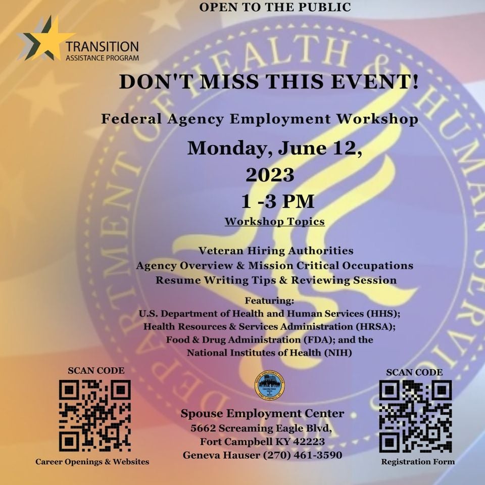 Federal Agency Employment Fort Campbell Spouse Employment