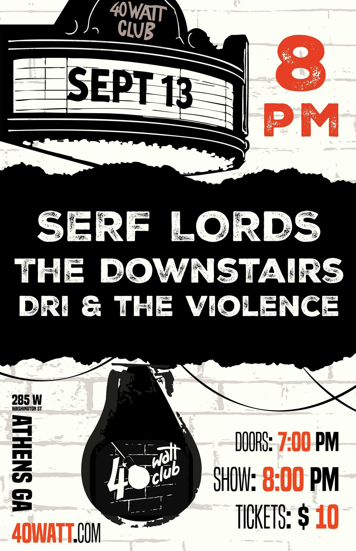 Serf Lords - The Downstairs - Dri & The Violence, 13 September | Event in Athens | AllEvents