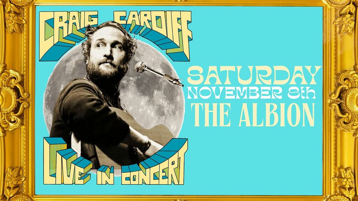 Craig Cardiff (Guelph , ON) - Saturday, November 8th (Evening) - The Albion, 8 November | Event in Guelph