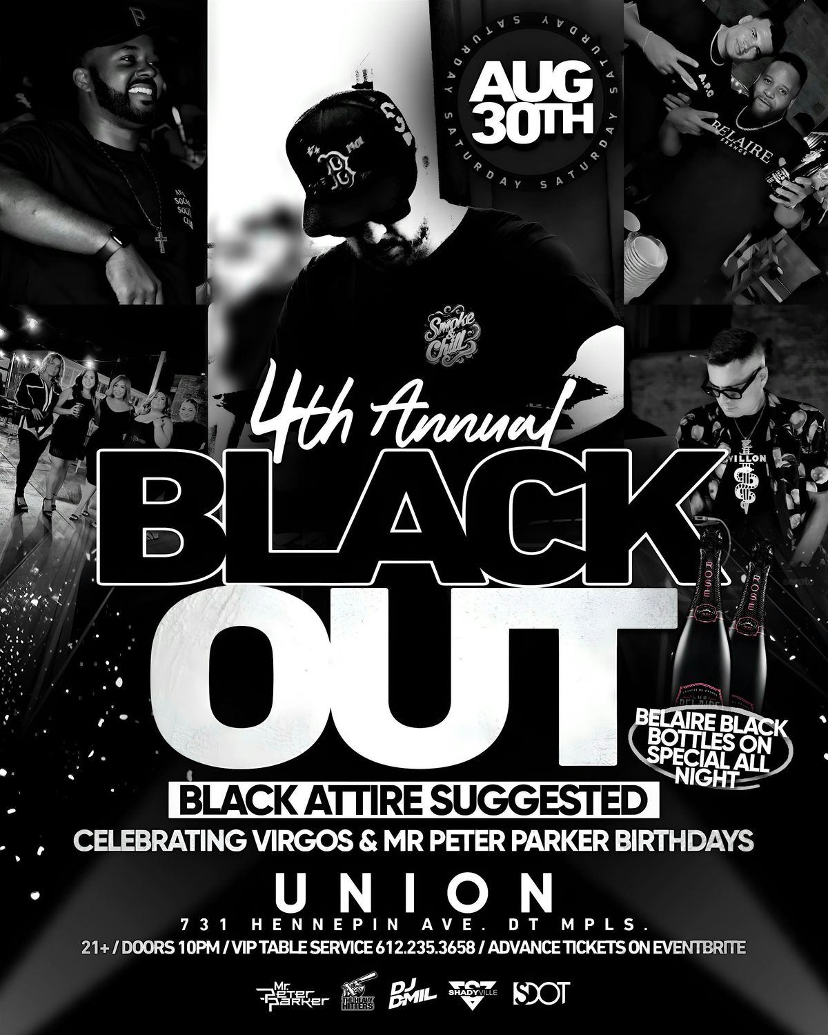 4TH ANNUAL BLACKOUT, 30 August | Event in Minneapolis | AllEvents