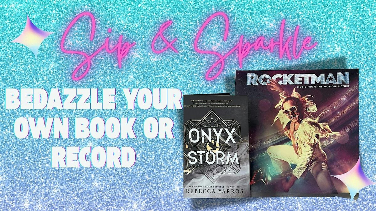 Sip & Sparkle: Bedazzle Your Book or Record, 14 August | Event in Portage | AllEvents