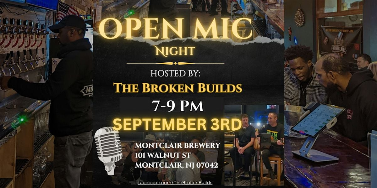 Open Mic at Montclair Brewery, 3 September | Event in Montclair | AllEvents
