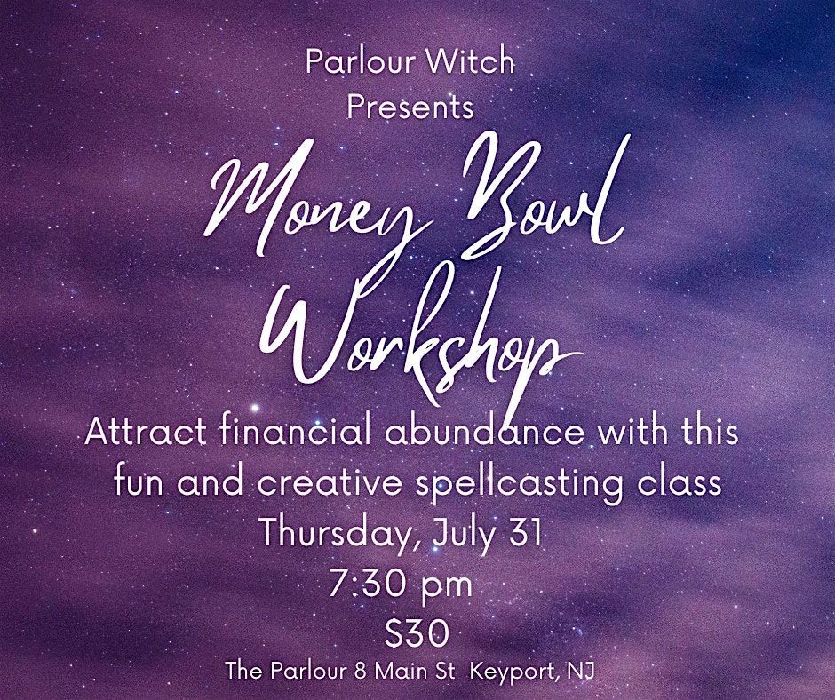 Money Bowl Workshop, 31 July | Event in Keyport | AllEvents