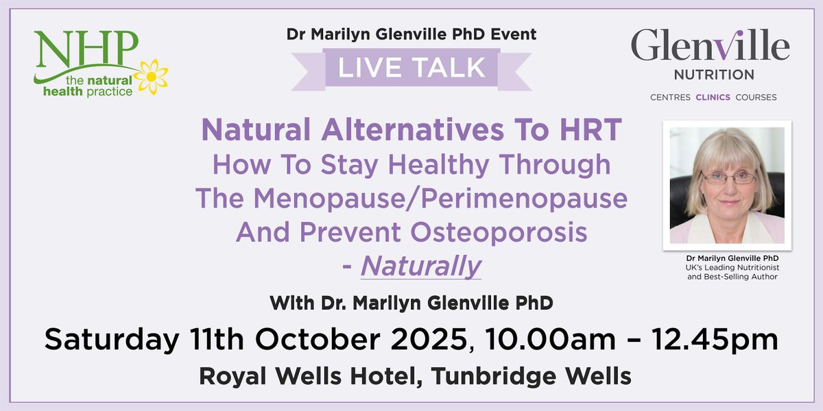How To Stay Healthy Through The Menopause and Perimenopause, 11 October | Event in Royal Tunbridge Wells | AllEvents
