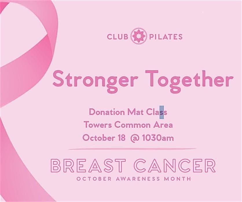 Stronger Together: A Donation Class Honoring Breast Cancer Fighters, 18 October | Event in Roanoke | AllEvents