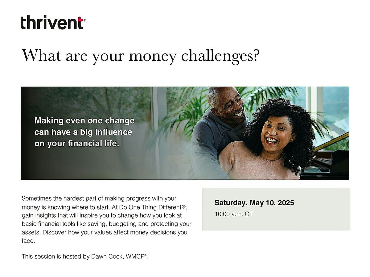 Financial Breakthrough Training with Thrivent, 10 May | Event in New Orleans | AllEvents