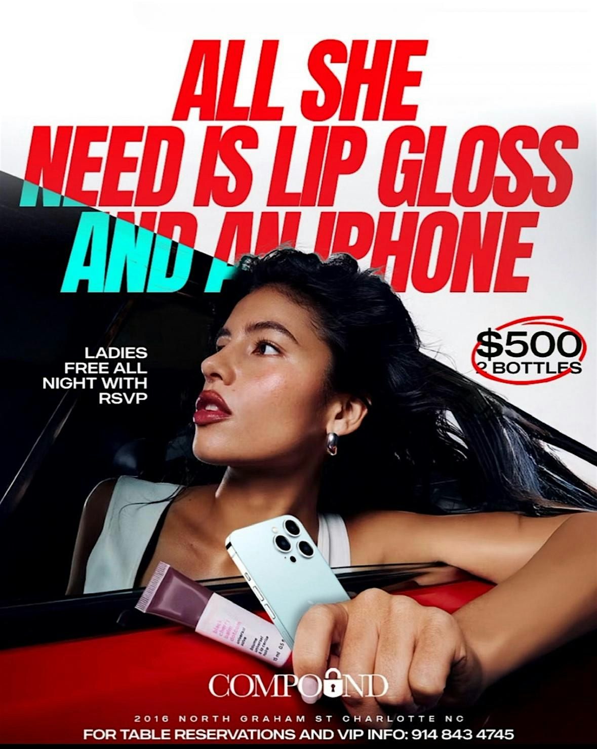 All she need is lipgloss and a IPhone!, 18 July | Event in Charlotte | AllEvents
