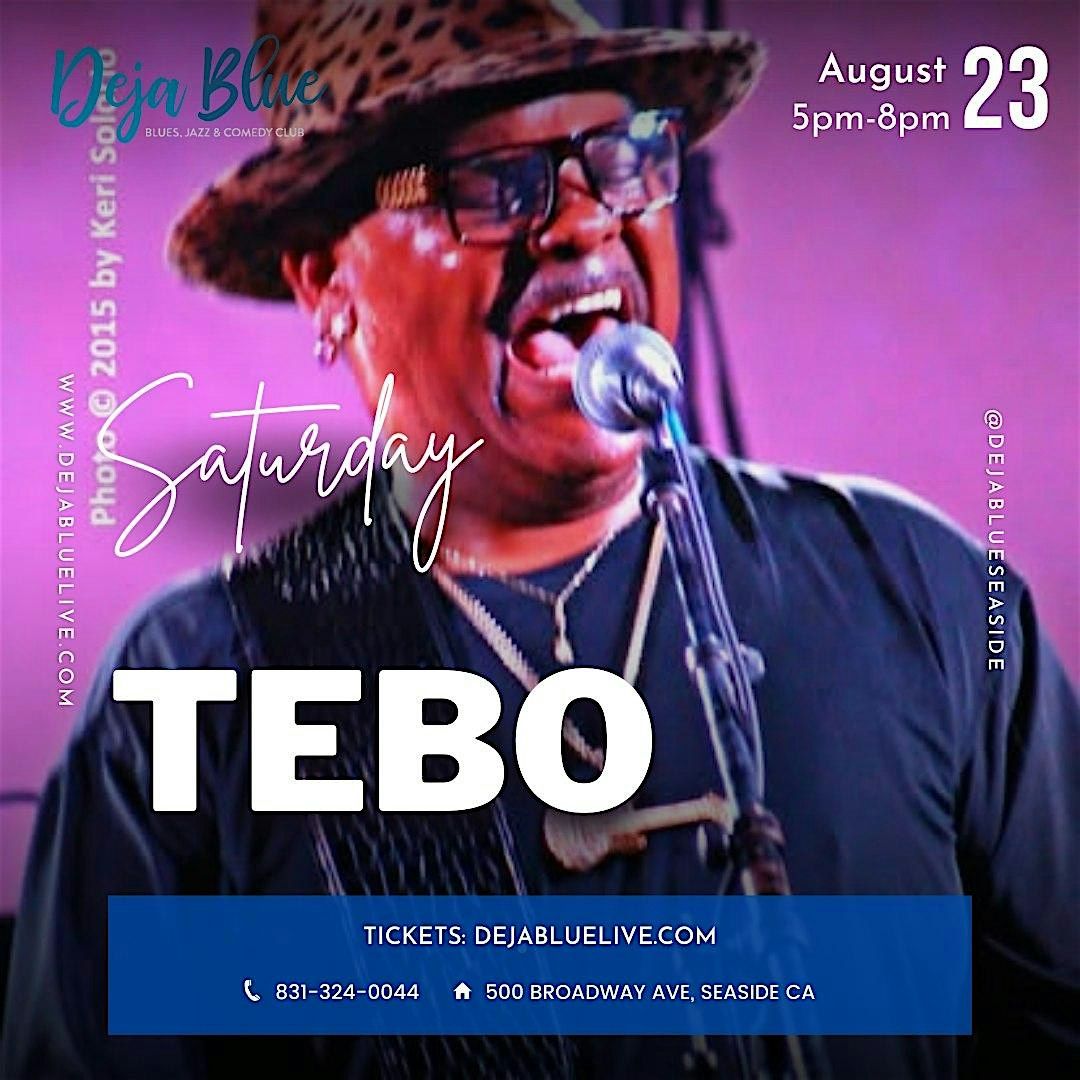 Live at Deja Blue: Tebo, 23 August | Event in Seaside | AllEvents
