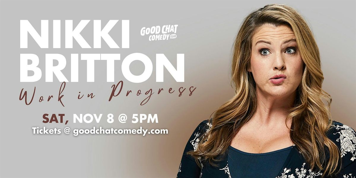 Nikki Britton | A Work In Progress, 8 November | Event in Petrie Terrace | AllEvents
