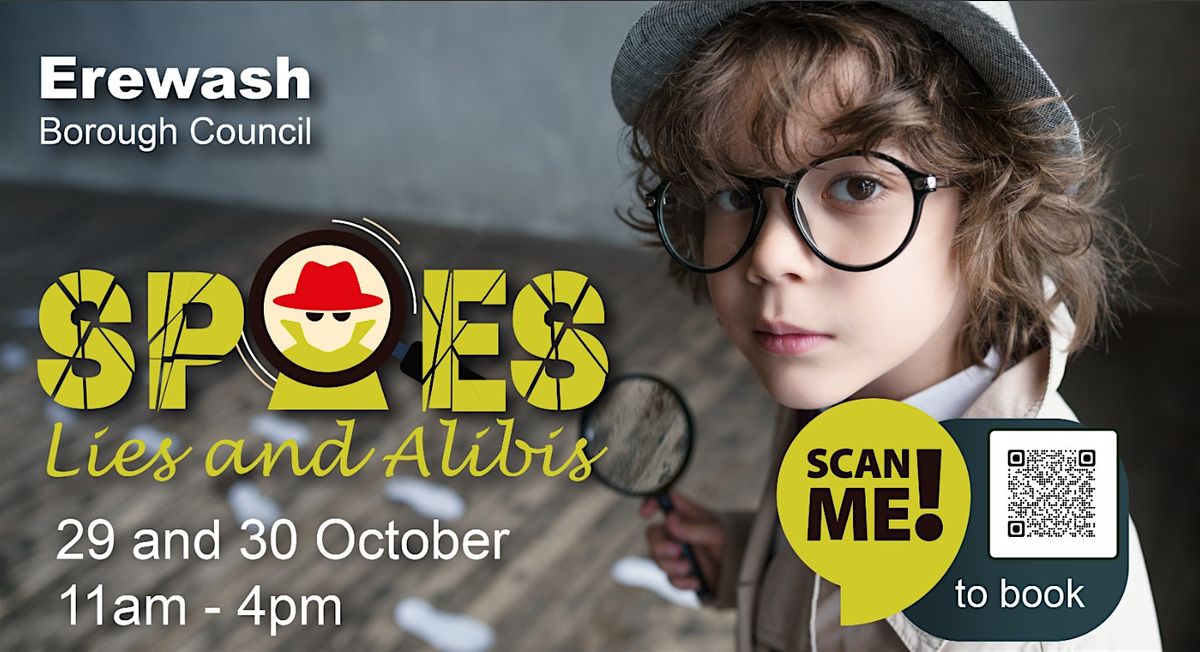 Spies, Lies and Alibis - Programming workshop, 29 October | Event in Ilkeston | AllEvents