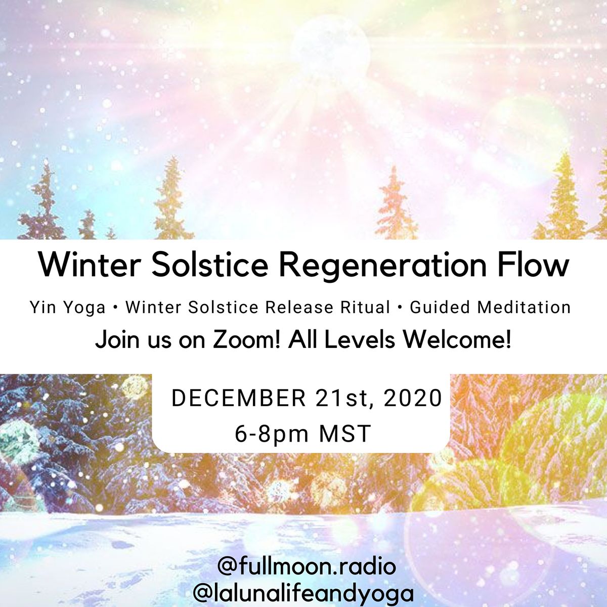 Winter Solstice Regeneration Flow Sound Healing Meditaion 21 December 2020 Online Events