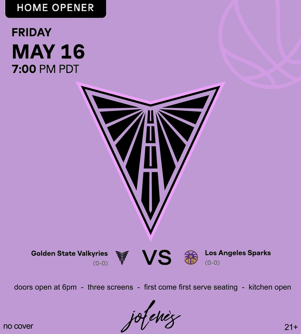 VALKYRIE GAME AT JOLENE'S, 16 May | Event in San Francisco | AllEvents