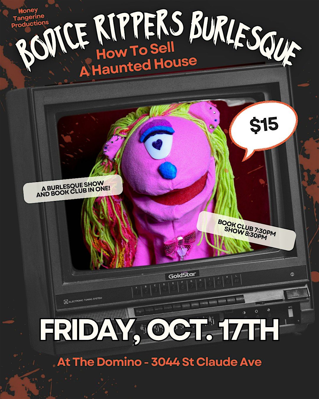 Bodice Rippers Burlesque: How To Sell A Haunted House, 17 October | Event in New Orleans | AllEvents
