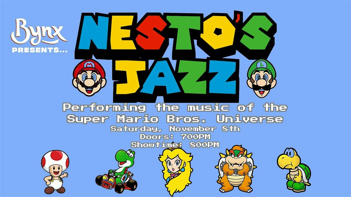 Nesto's Jazz Performs the Music of Super Mario World, 8 November | Event in Orlando | AllEvents
