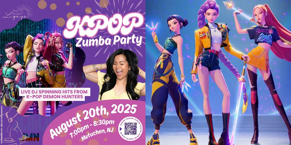 K-pop Demon Hunters Zumba Party at The Studio Ligaya! ✨, 20 August | Event in Metuchen | AllEvents
