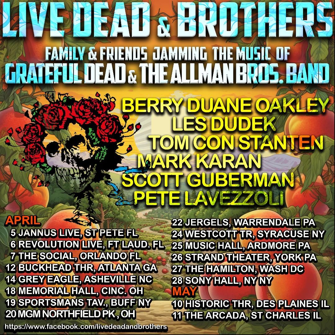 Live Dead & Brothers, 30 April | Event in Jim Thorpe | AllEvents