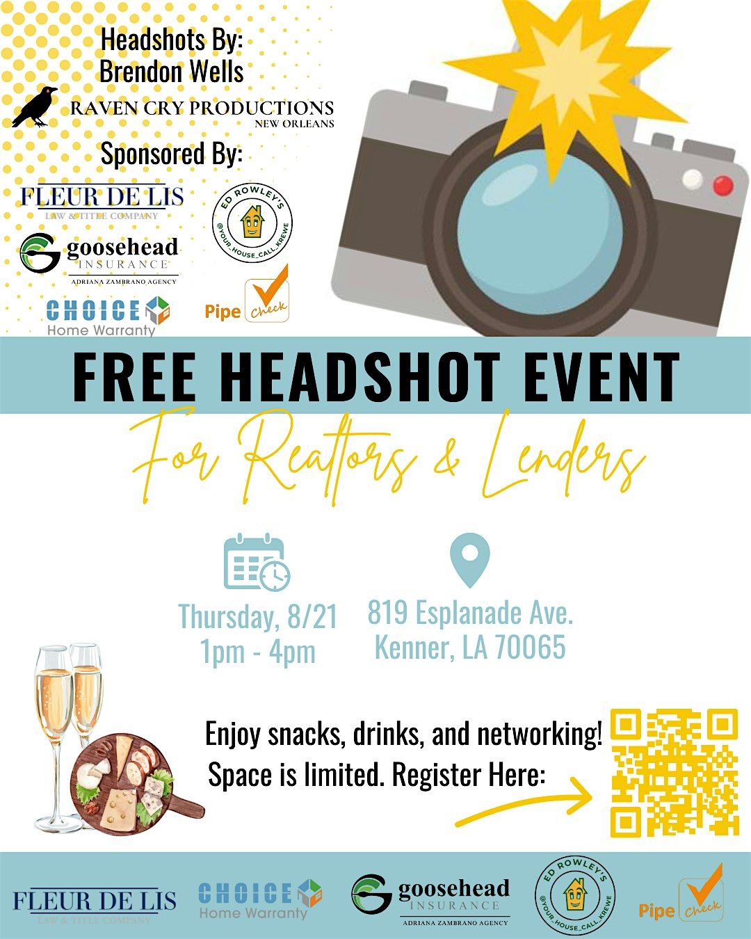 Headshots for Realtors & Lenders, 21 August | Event in Kenner | AllEvents