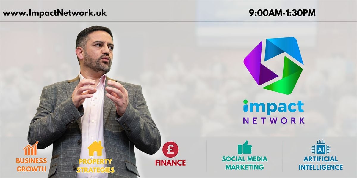 Saj Hussain's Impact Network 18th Oct 2025  Birmingham, 18 October | Event in King's Heath | AllEvents