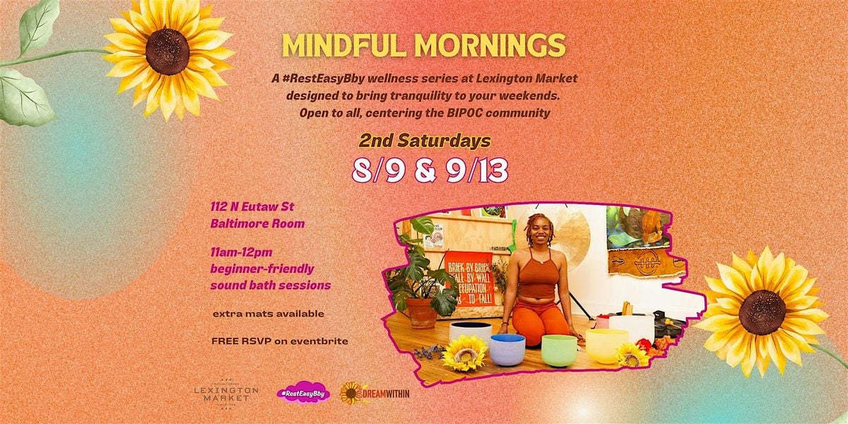 Mindful Mornings - Sound Bath with  Kassamira, 13 September | Event in Baltimore | AllEvents