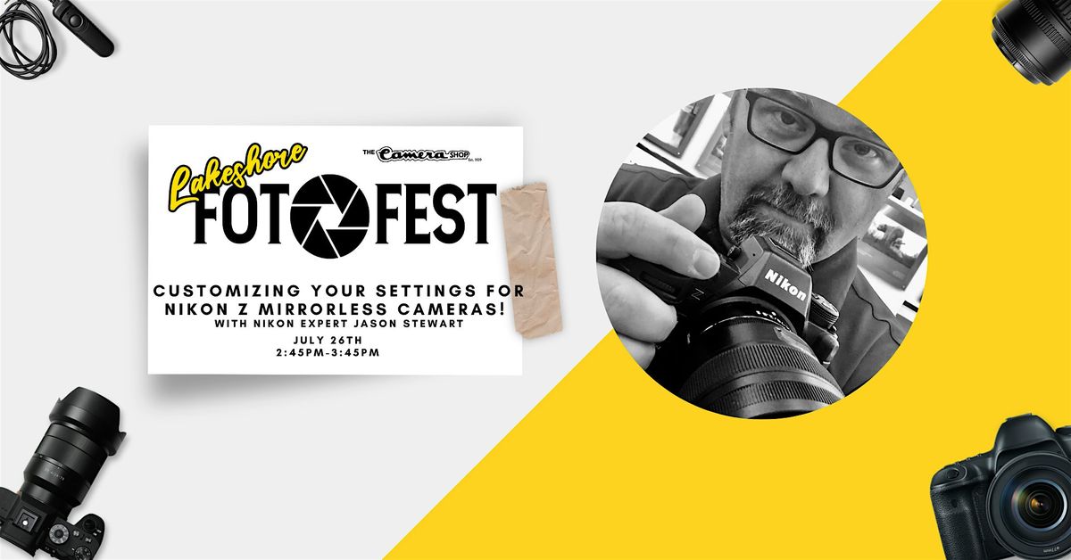 Customize Your Nikon Camera Settings with Nikon Expert Jason Stewart, 26 July | Event in Muskegon | AllEvents