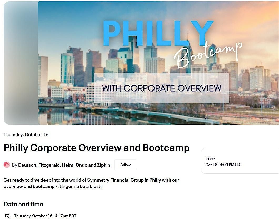 Live Hiring Event & Bootcamp with Corporate Overview, 16 October | Event in West Chester | AllEvents