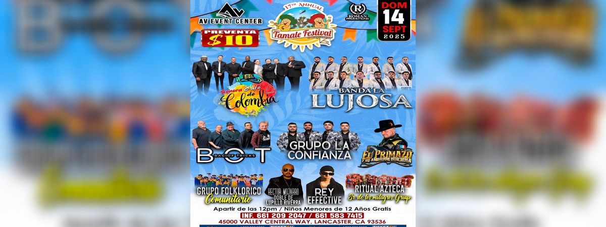 SONORA CAFE DE COLOMBIA, BANDA LA LUJOSA & MAS, 14 September | Event in Lancaster | AllEvents