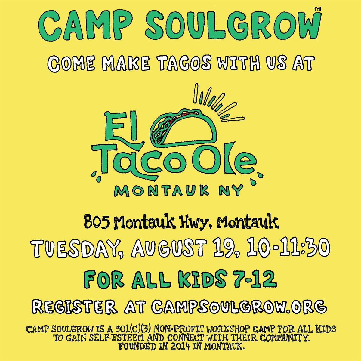 Making Tacos and Have a Fiesta at El Taco Ole!, 19 August | Event in Montauk | AllEvents