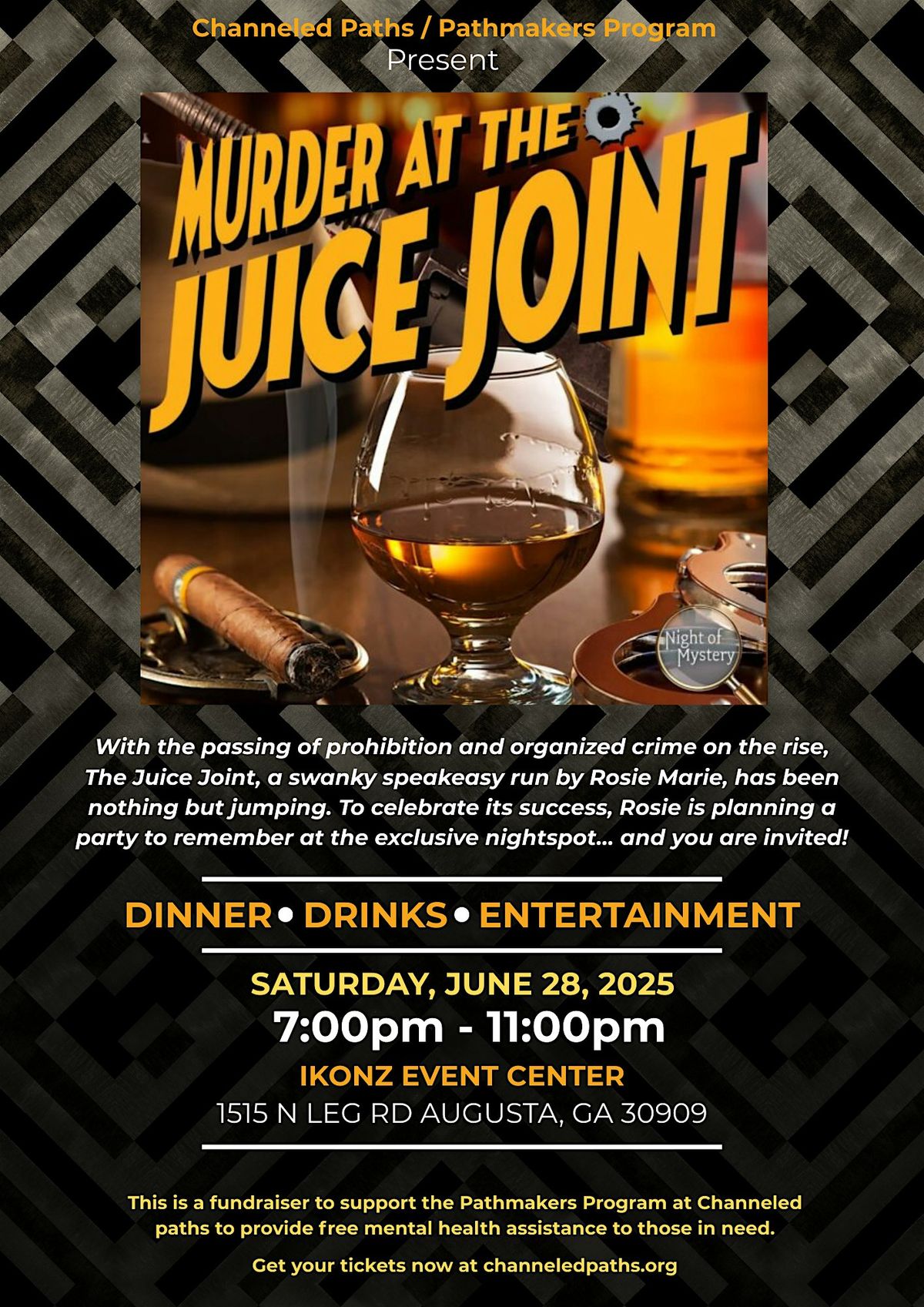 M**der At The Joice Joint, 28 June | Event in Augusta | AllEvents