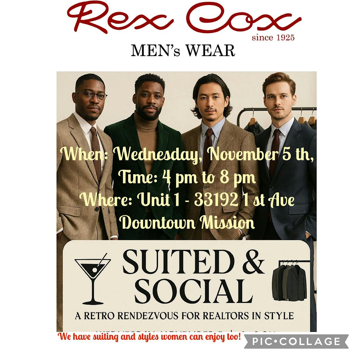 Realtor Social........ sip, shop and schmooze event, 5 November | Event in Mission | AllEvents
