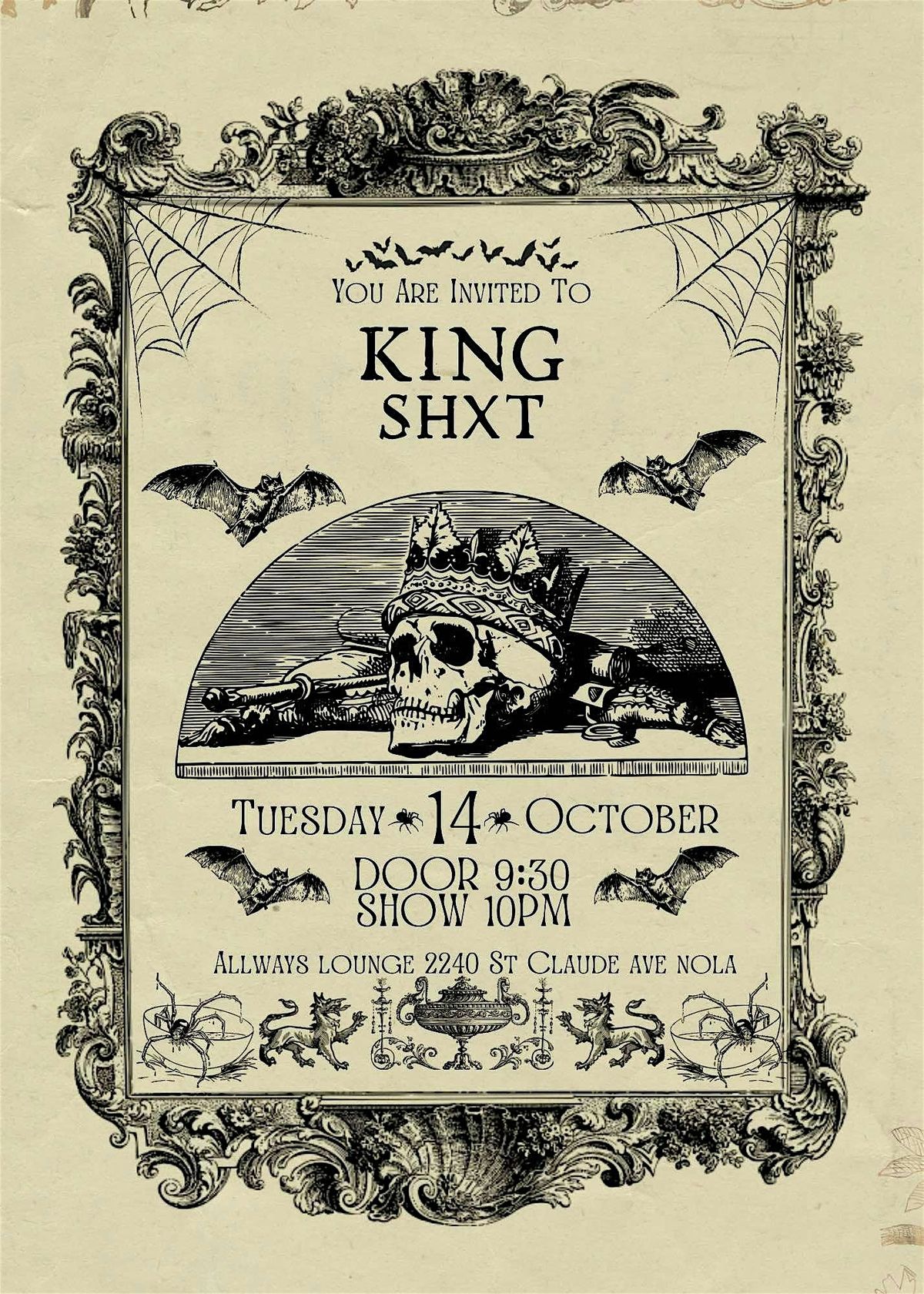 King Sh!t, 14 October | Event in New Orleans | AllEvents