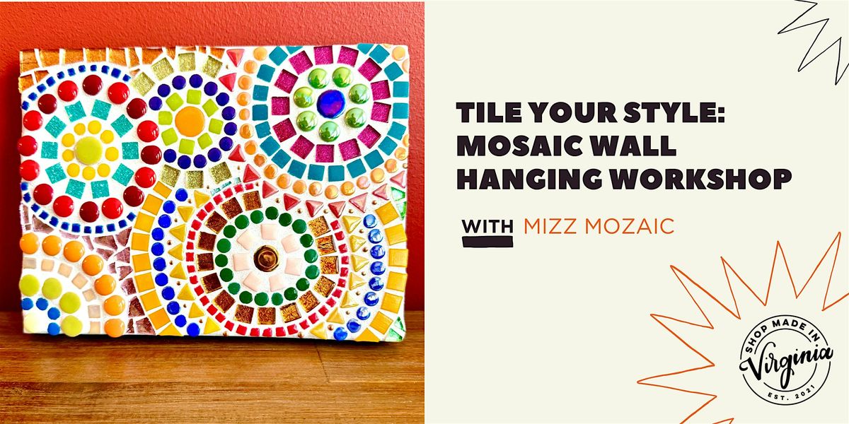 Tile Your Style: Mosaic Wall Hanging Workshop with Mizz Mozaic, 19 October | Event in Alexandria | AllEvents