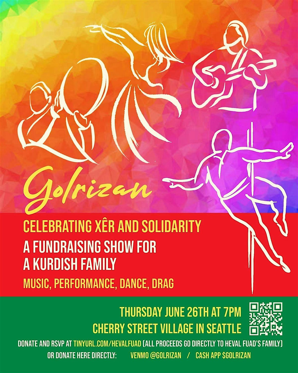Golrizan: Celebrating Xêr and Solidarity, 26 July | Event in Seattle | AllEvents