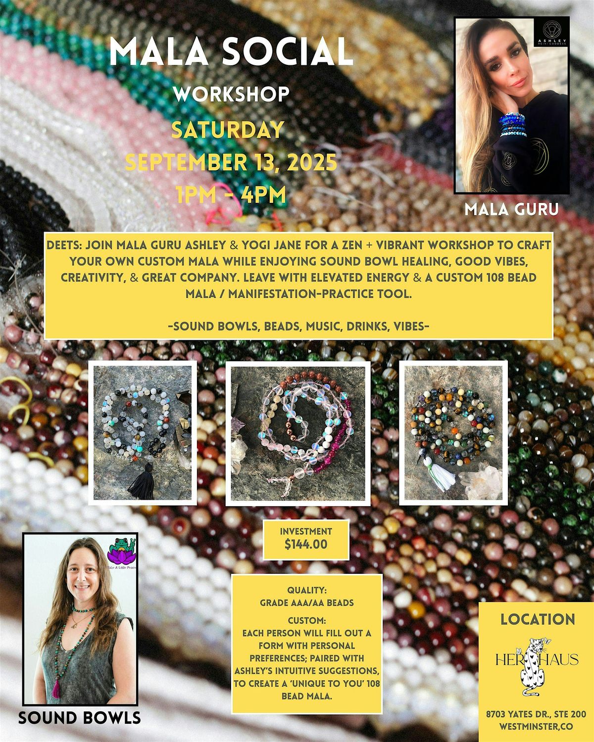 Mala Social & Sound bath Workshop, 13 September | Event in Westminster | AllEvents