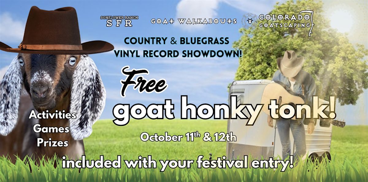 GOAT HONKY TONK! - October 11th (SonFlower Ranch), 11 October | Event in Brighton | AllEvents