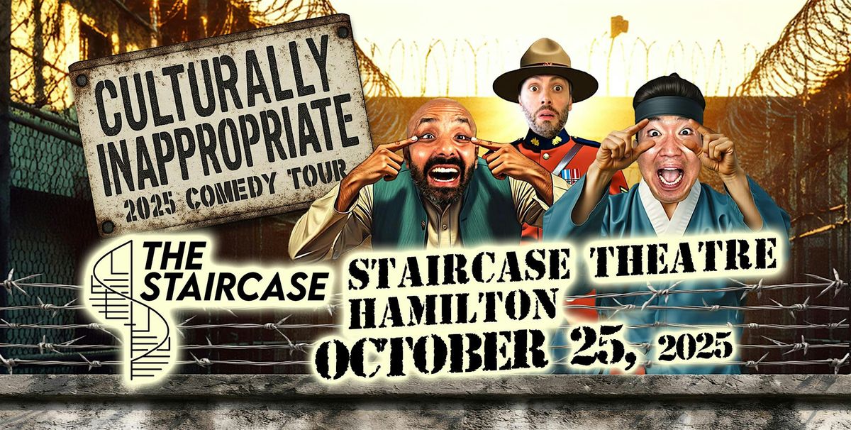 Culturally Inappropriate | STAND UP COMEDY TOUR | 2025, 25 October | Event in Hamilton | AllEvents