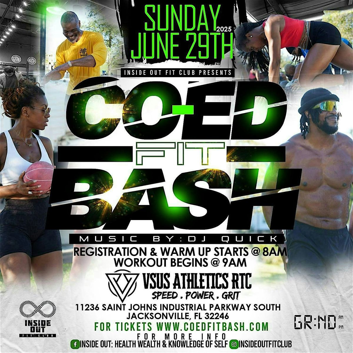 InsideOut CoEd Fit Bash, 29 June | Event in Jacksonville | AllEvents
