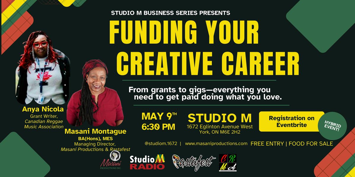 Funding Your Creative Career, 9 May | Event in Toronto | AllEvents