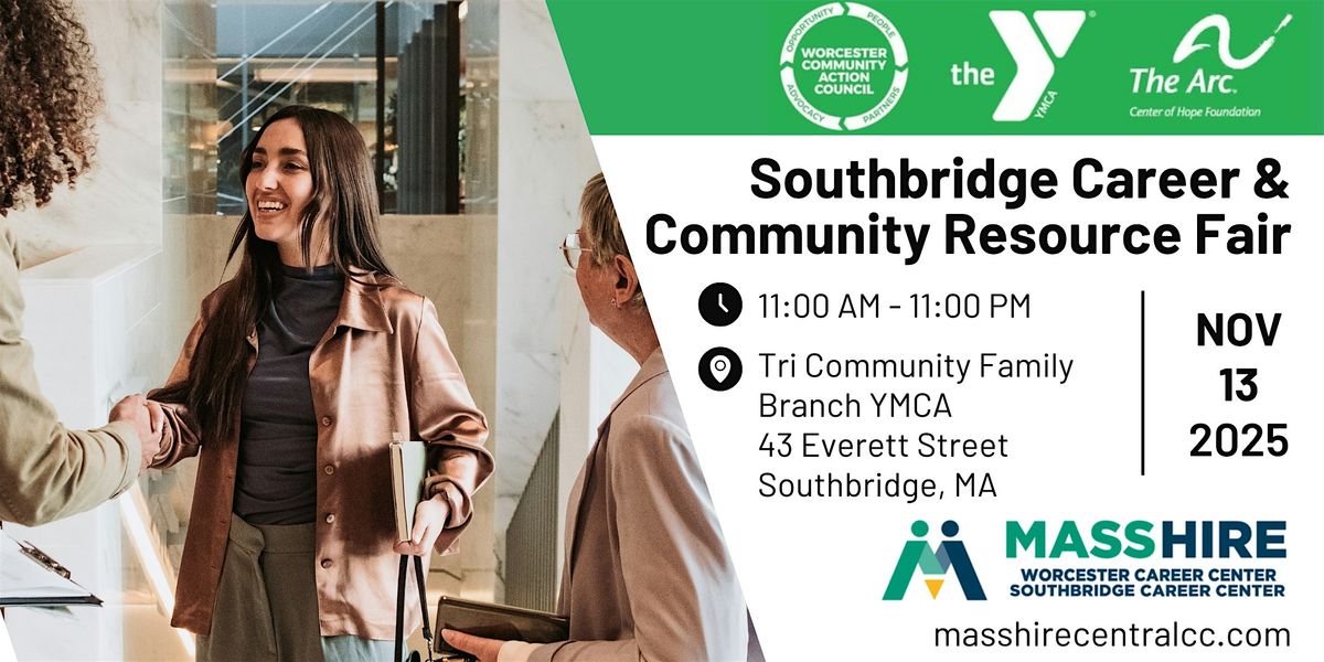 Southern Worcester County Career & Community Resource Fair, 13 November | Event in Southbridge | AllEvents