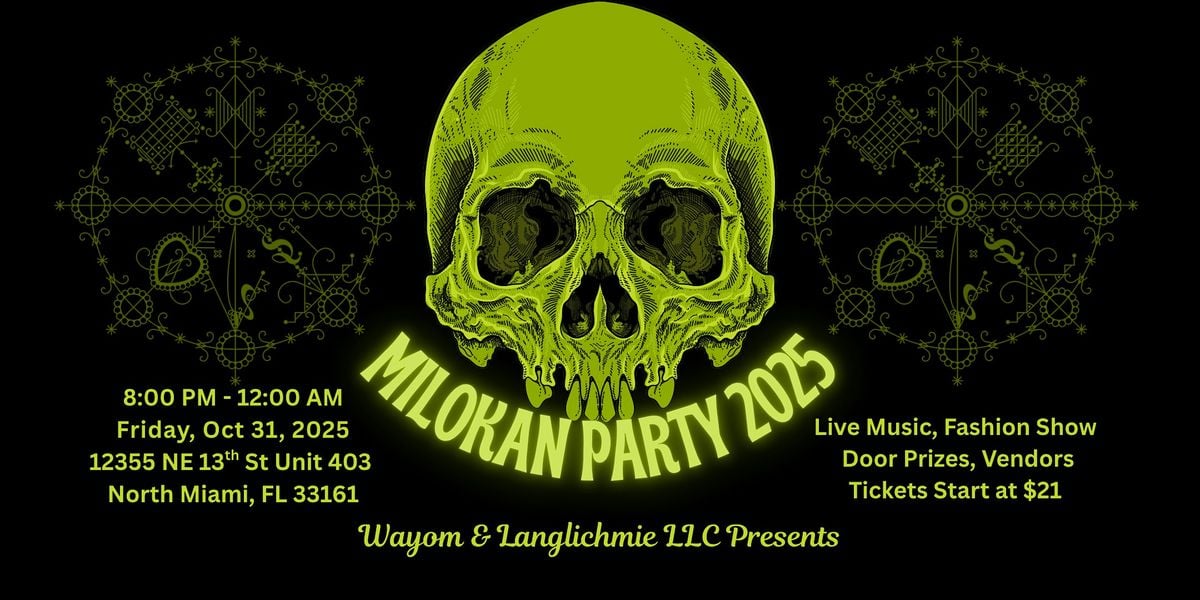 Milokan Party 2025, 31 October | Event in North Miami | AllEvents