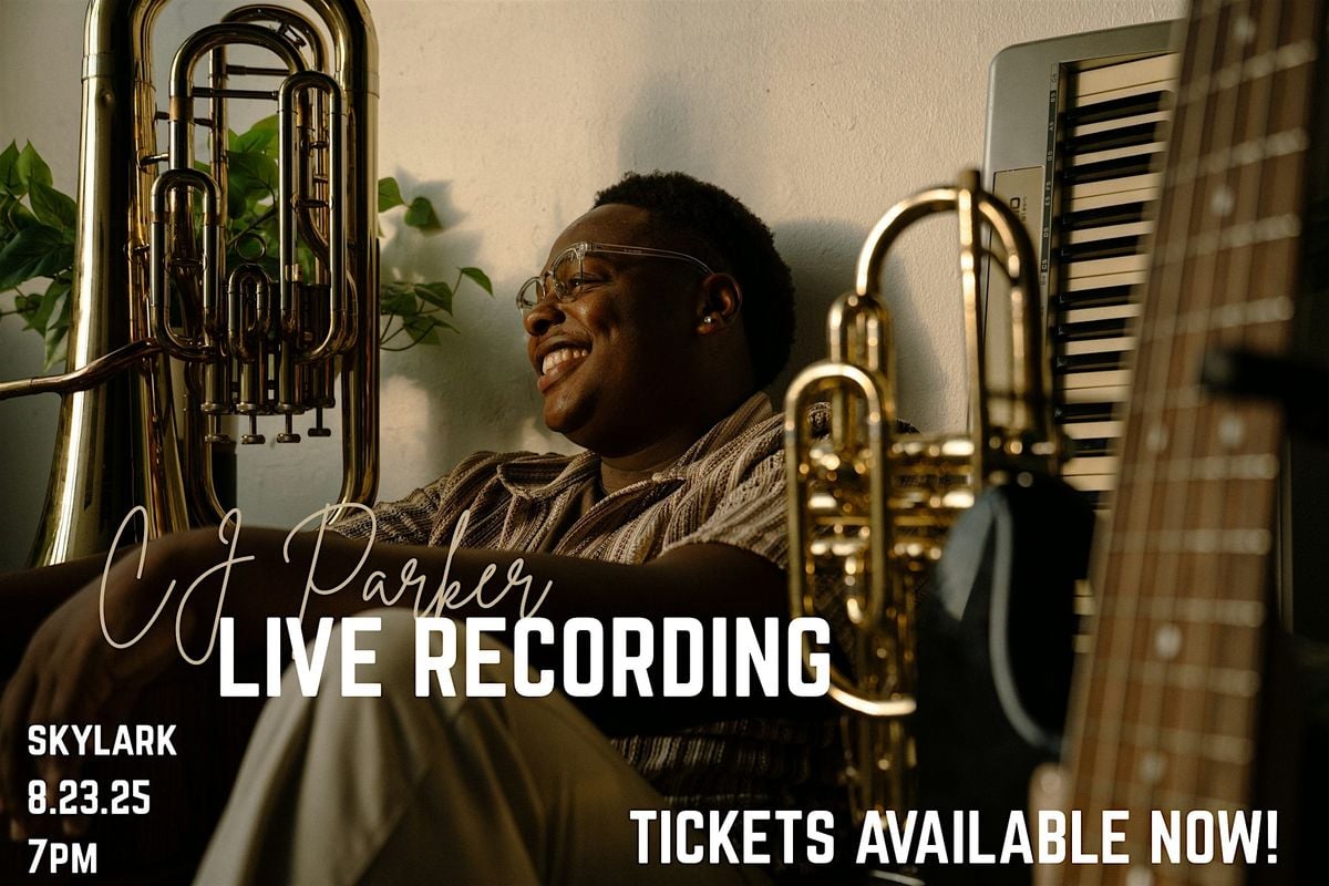 CJ Parker Live Recording, 23 August | Event in Rock Island | AllEvents
