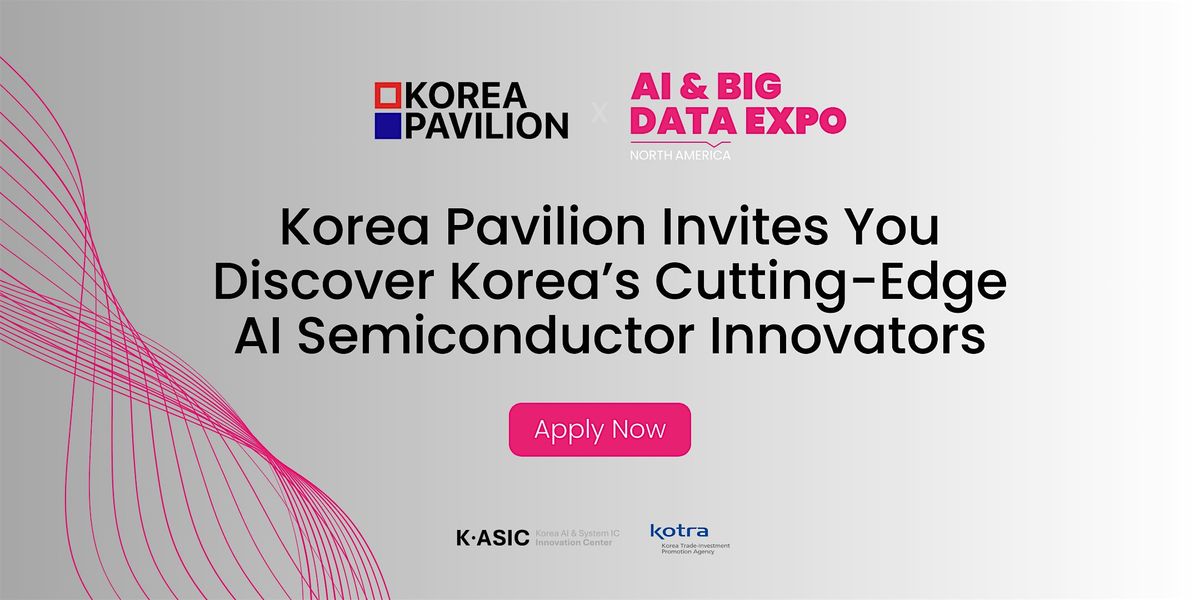 2025 AI & Big Data Expo International Pavilion - Korea, 4 June | Event in Santa Clara | AllEvents