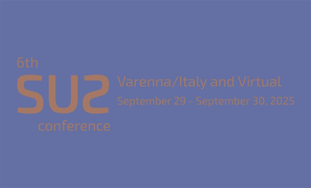 6th Annual SU2 Conference & Turbo Workshop, 29 September | Event in Varenna | AllEvents