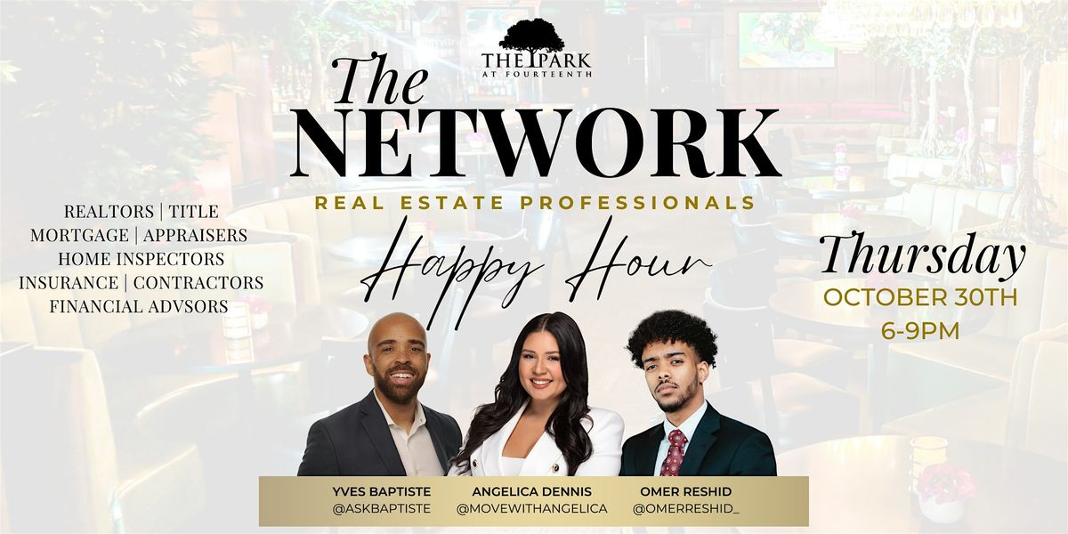 The Network: Real Estate Professionals Happy Hour at The Park!, 30 October | Event in Washington | AllEvents