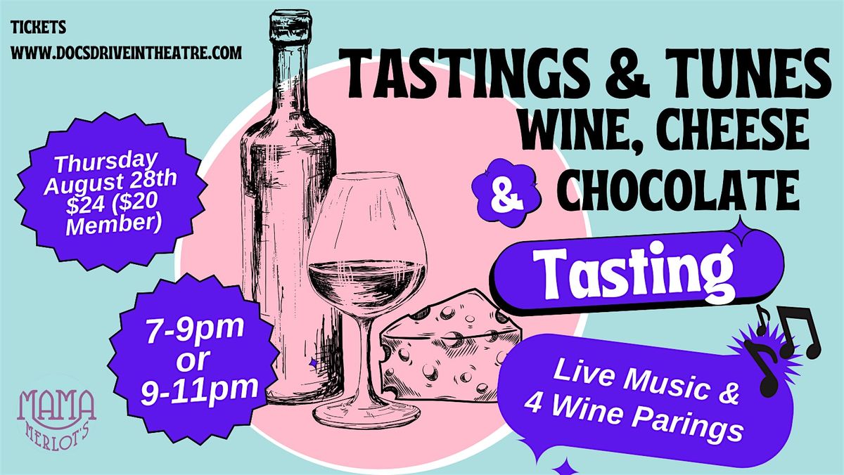 Tasting & Tunes: Wine, Cheese & Chocolate at the Speakeasy, 28 August | Event in Buda | AllEvents