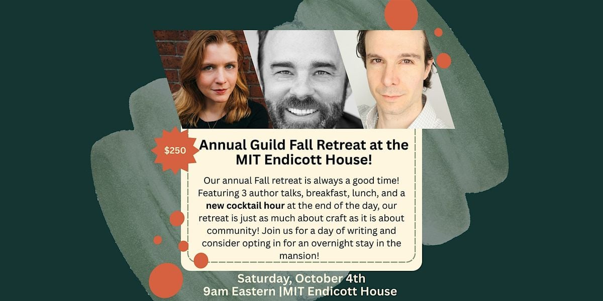 MetroWest Writers' Guild Annual Retreat at MIT Endicott House!, 4 October | Event in Dedham | AllEvents