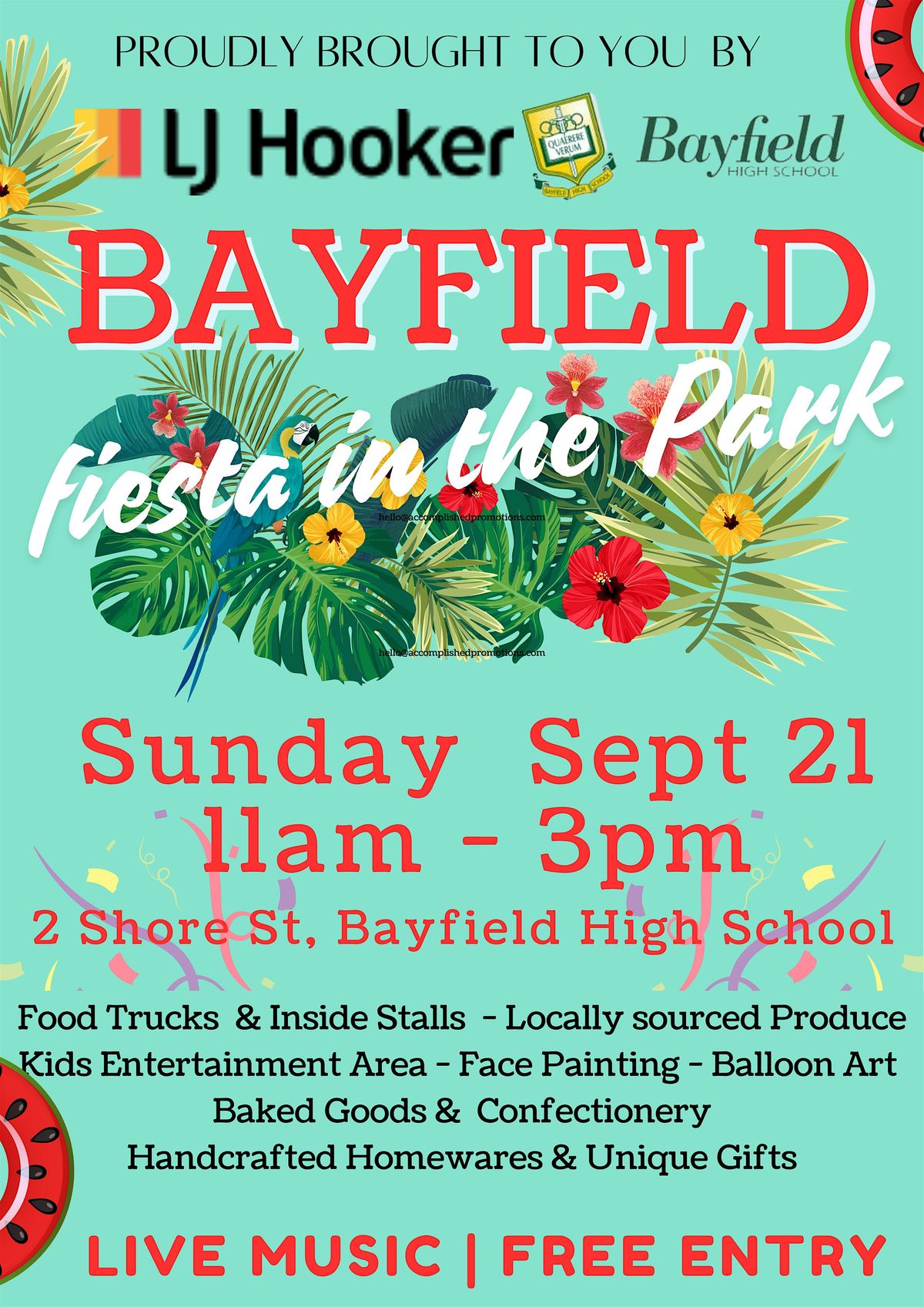 BAYFIELD  Fiesta in the Park, 22 September | Event in Dunedin | AllEvents