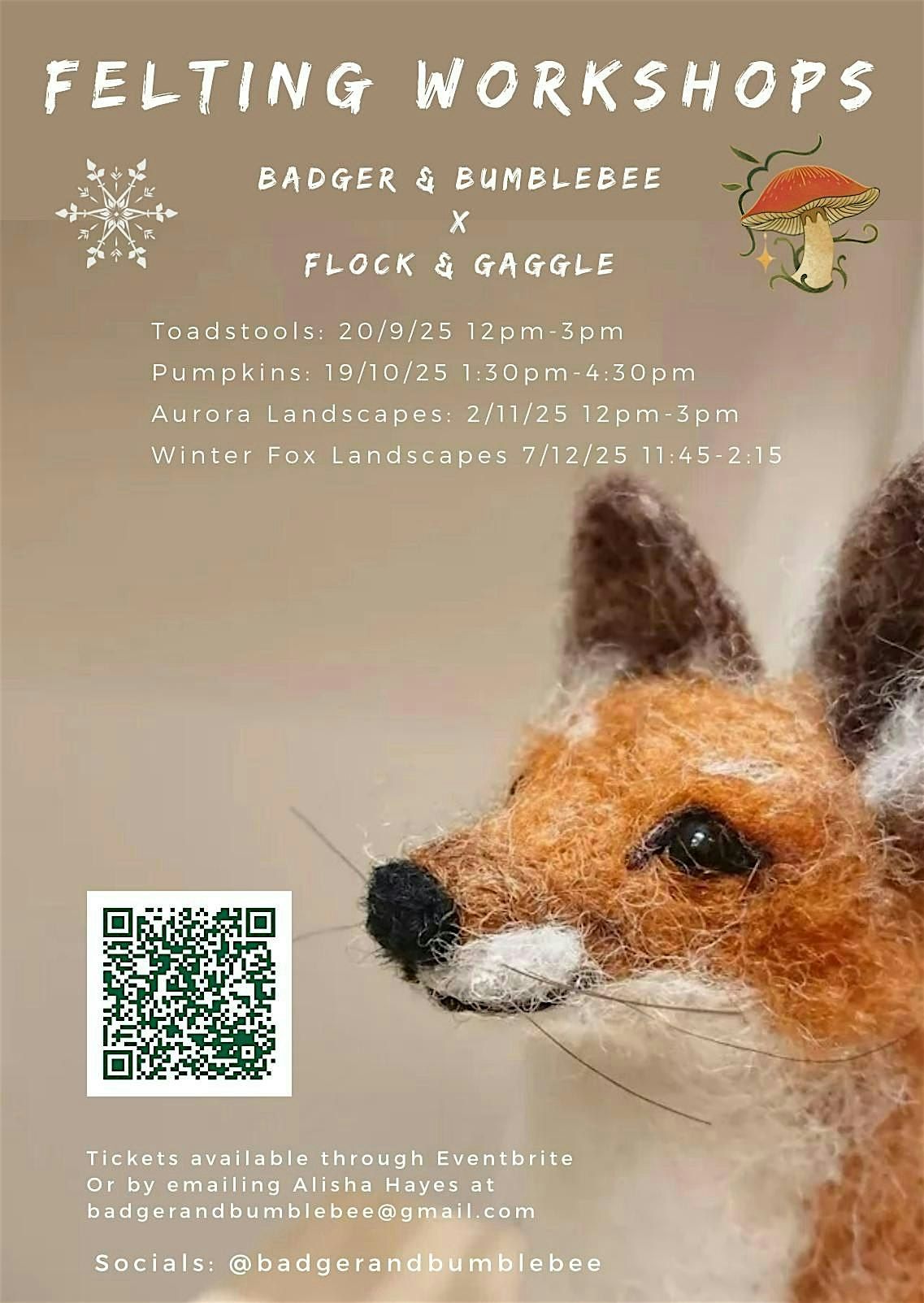 Needle Felting Winter Fox Landscapes, 7 December | Event in Salford | AllEvents
